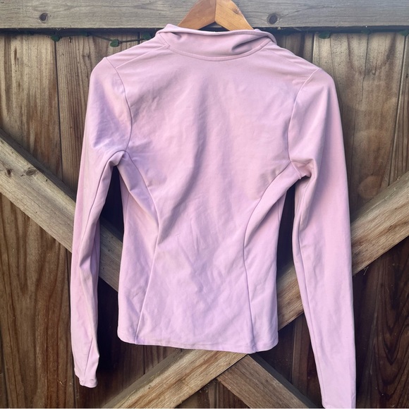 Sugarplum Pink Alo Yoga 1/2 Zip Rapid Pullover - Picture 7 of 9